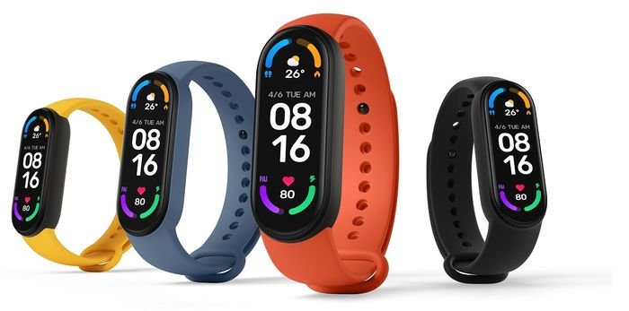 Xiaomi Mi Band 6 farby