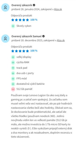 Lenovo Legion Go skúsenosti