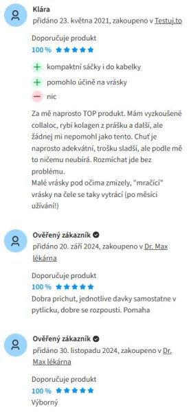 Dr.Max Collagen Drink skúsenosti